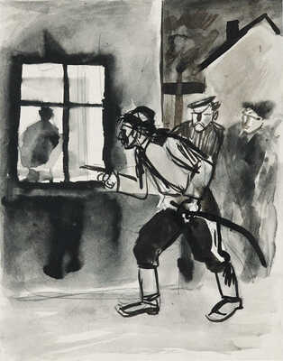 Рудаков Константин Иванович. Иллюстрация к роману-эпопее М.А. Шолохова «Тихий Дон» 